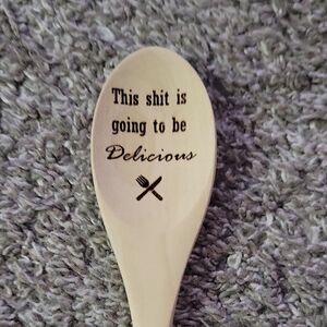 Engraved Wooden Spoon